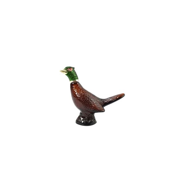 VINTAGE AVON EUC 1970 PHEASANT AFTER SHAVE DECANTER WITH ORIGINAL SCENT - Picture 1 of 4